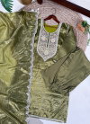 NNK3037 Gold Crush Sequins And Thread Embroidery Work Top With Bottom Dupatta Wholesale Price In Surat